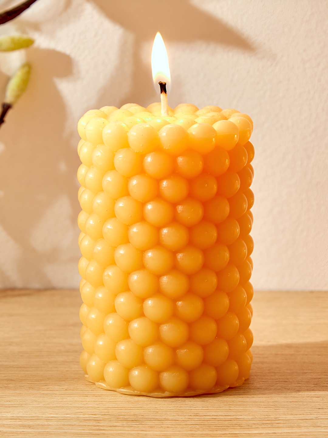 

Home Centre Yellow 1 pieces Pillar Candle