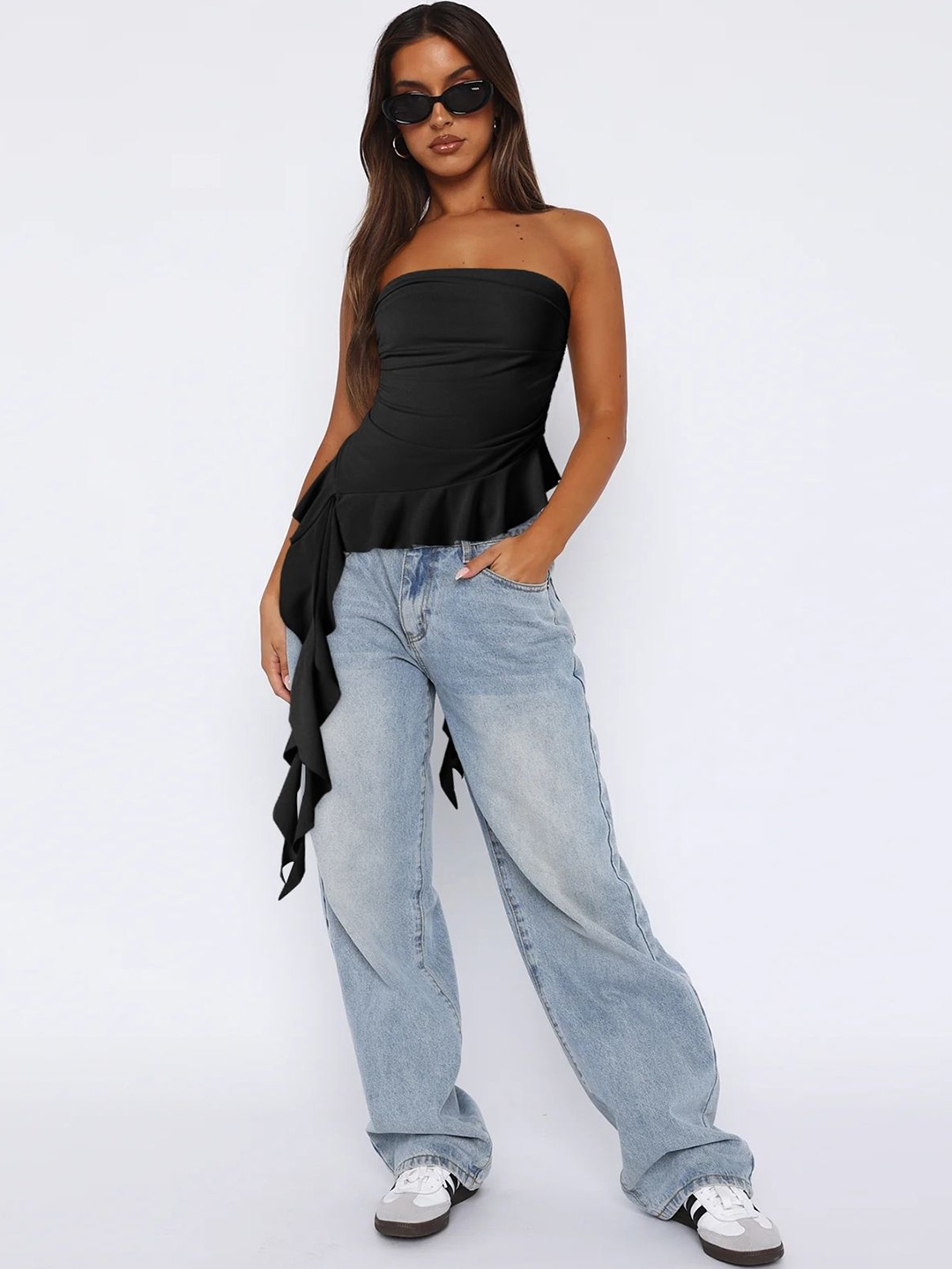 

StyleCast Off-Shoulder Top, Black