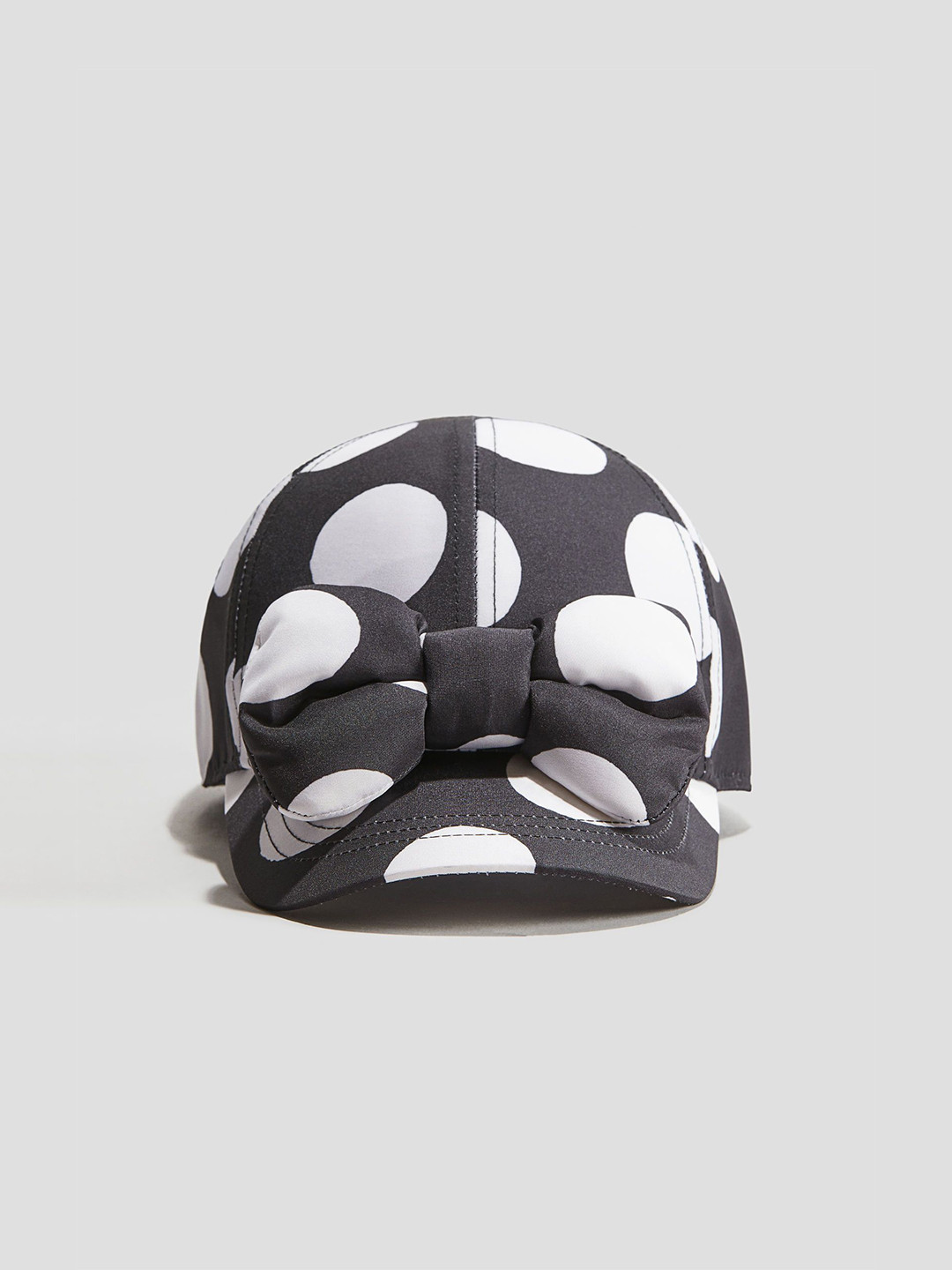 

H&M Girls Printed Bow Caps, Grey