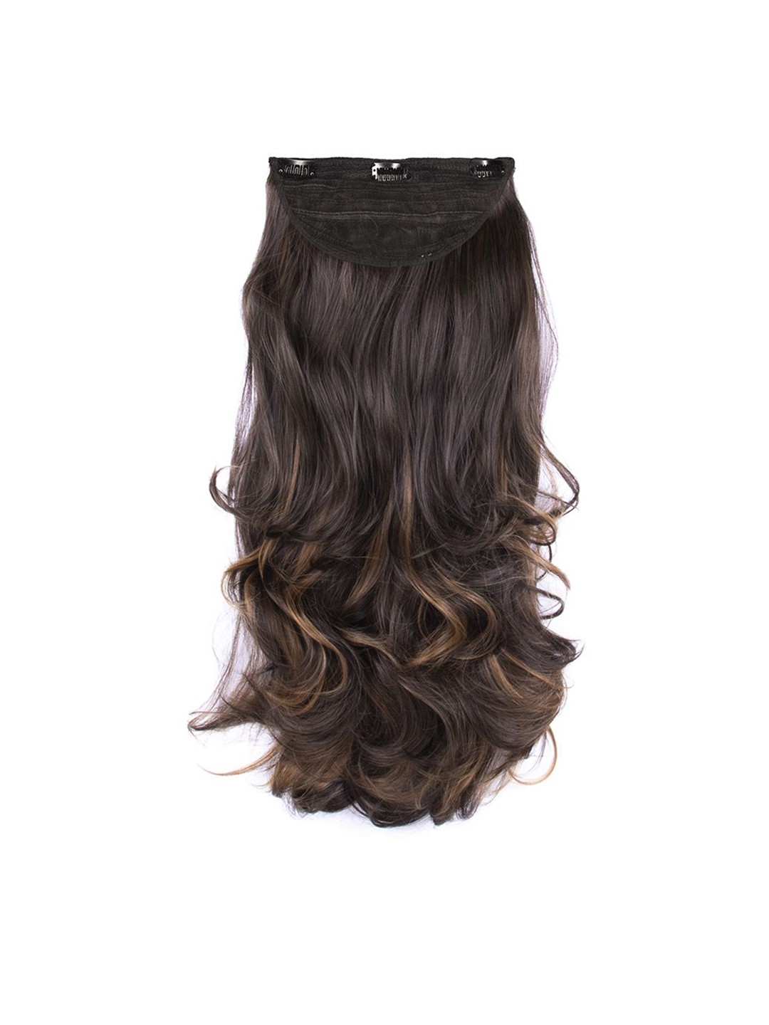 

Milano Treasures Beach Waves Mixed Brown Clip-in Hair Extensions