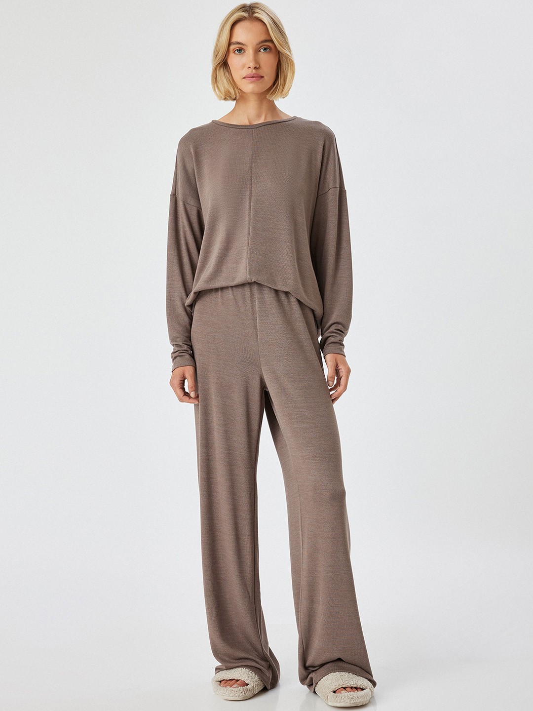 

Koton Women Night suit, Brown