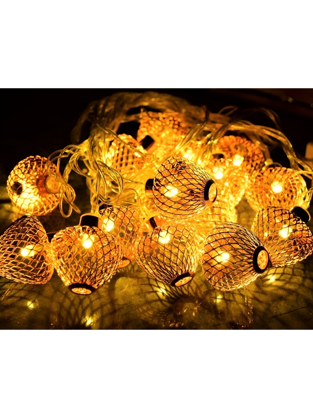 

Home Delight Yellow Ball Shape String Lights