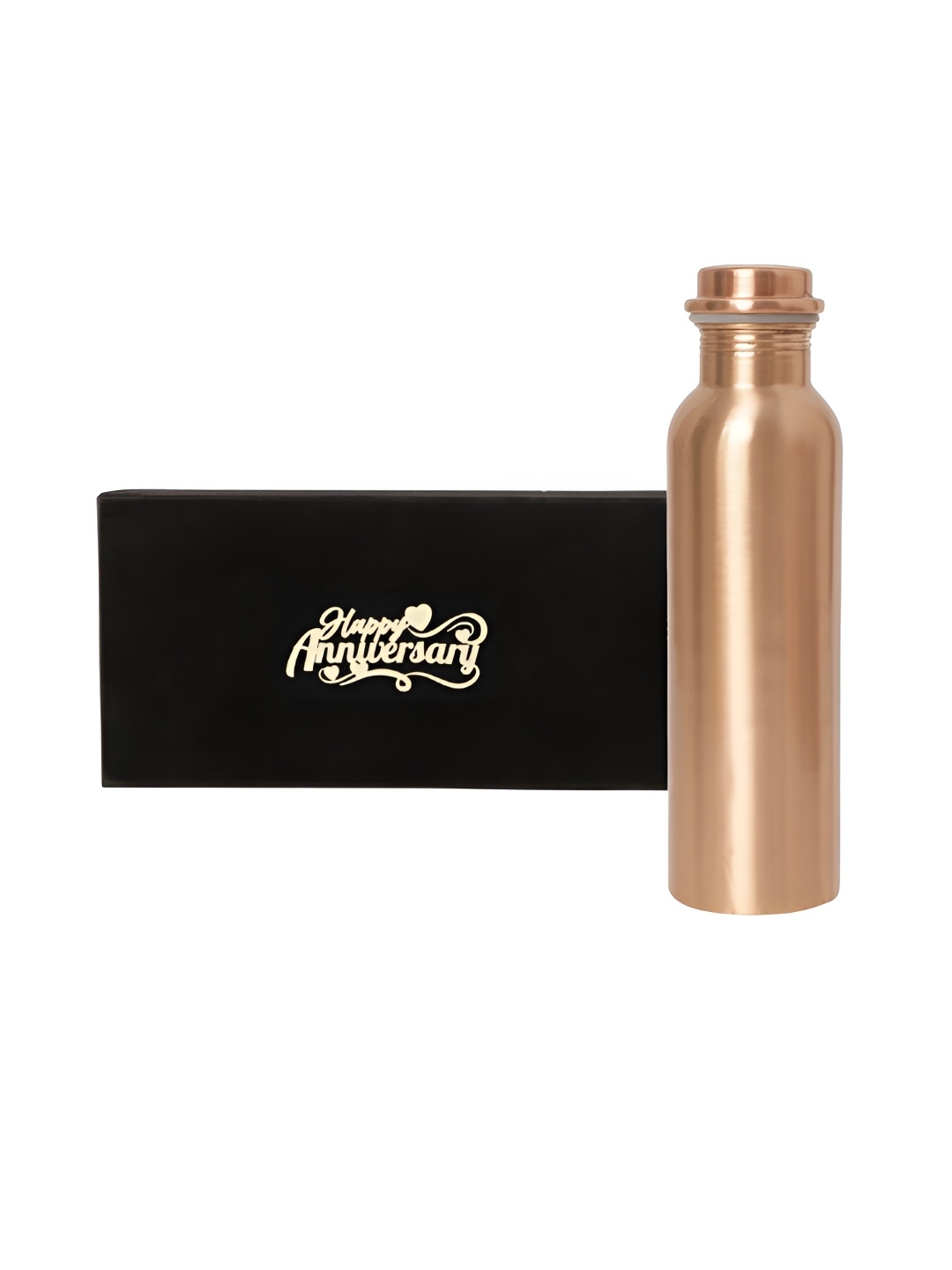 

INTERNATIONAL GIFT Copper Water Bottle With Happy Anniversary Tag Gift