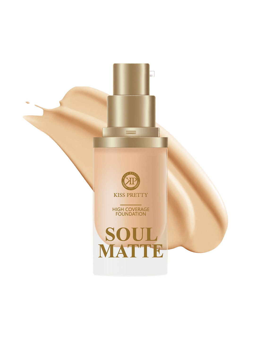 

Kiss pretty Soul Matte Lightweight & High Coverage Liquid Foundation-Shade - 02-50gm, Beige