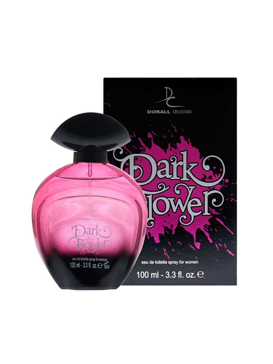 

Dorall Collection Women Dark Flower Long Lasting & Refreshing Eau de Toilette - 100ml, Pink