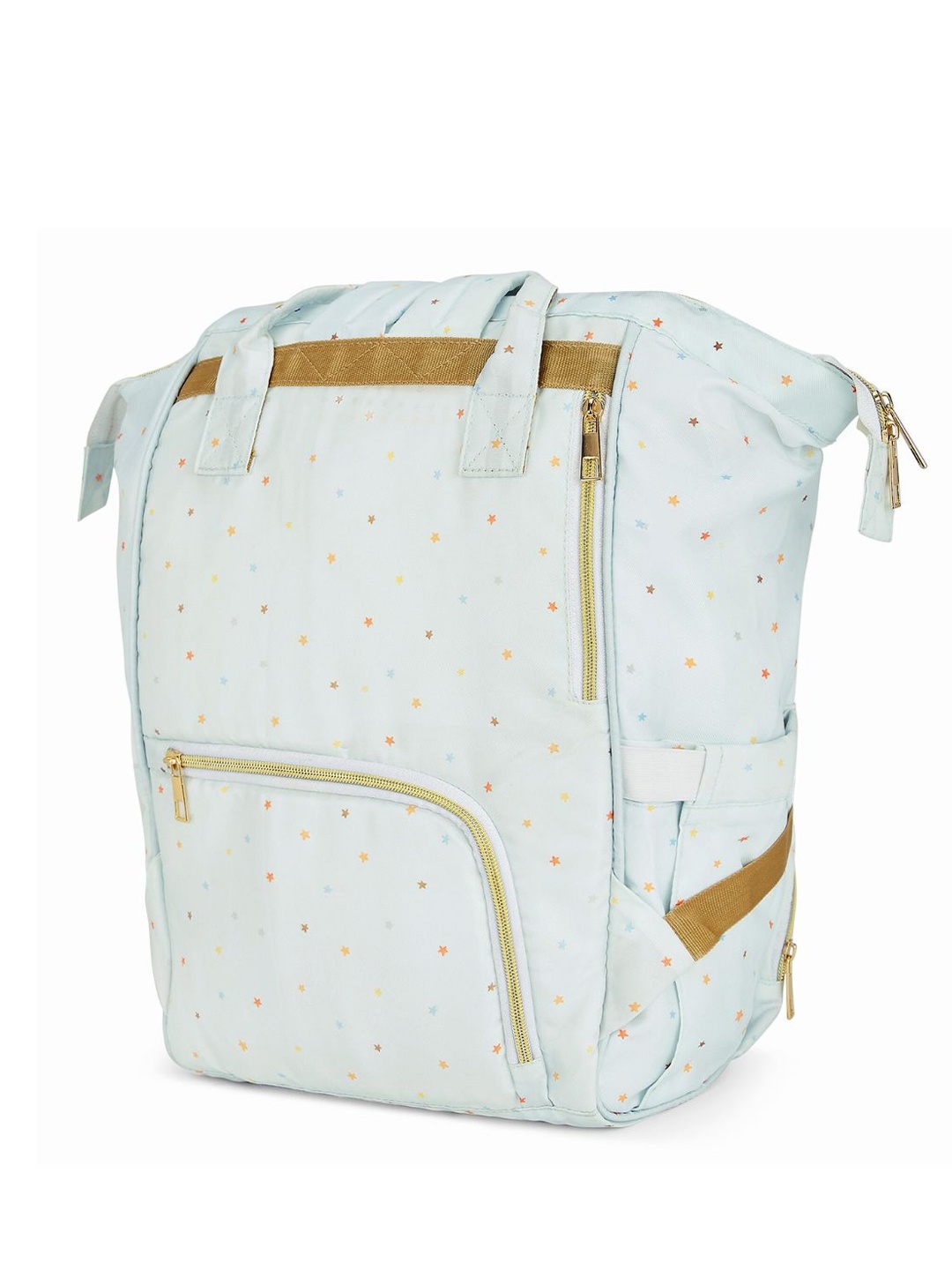 

haus & kinder Kids Printed Lightweight Diaper Bag, White