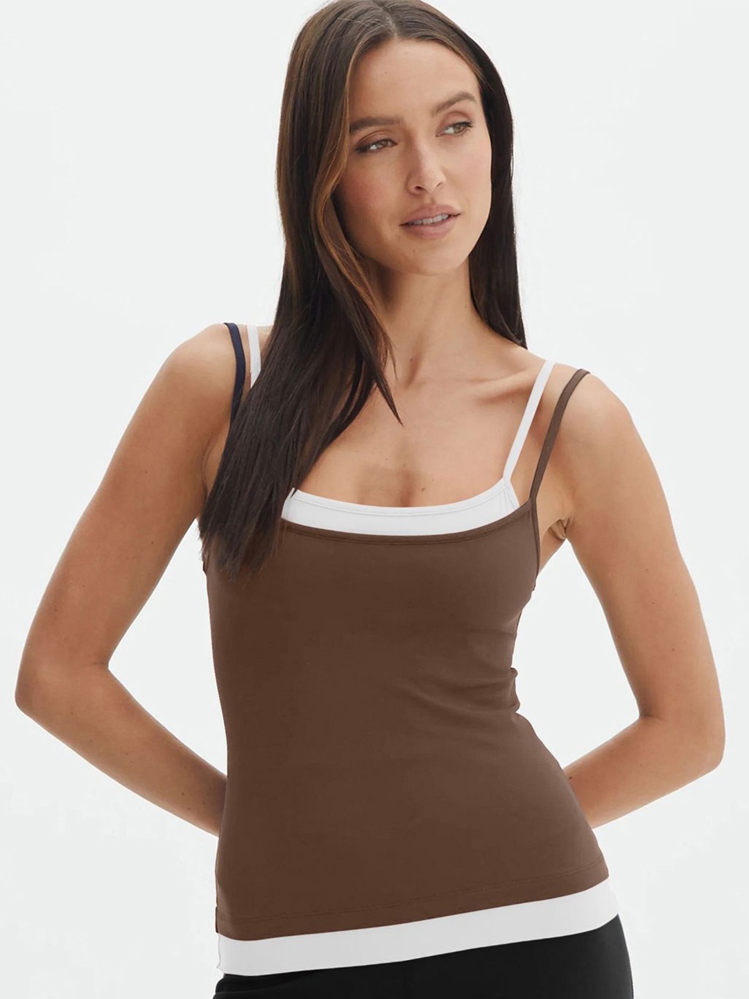 

StyleCast Top, Brown