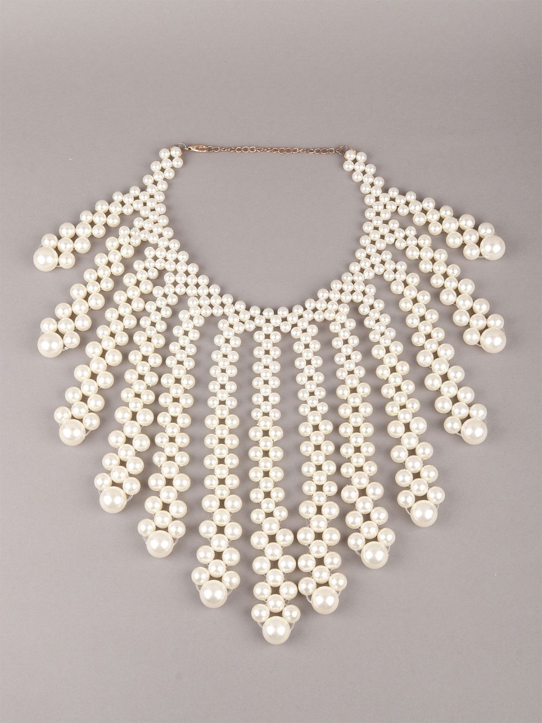 

ODETTE Beaded Choker Necklace, Gold