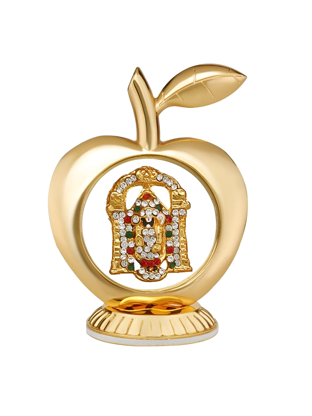 

INTERNATIONAL GIFT Gold-Toned & Red Religious Idol Showpiece