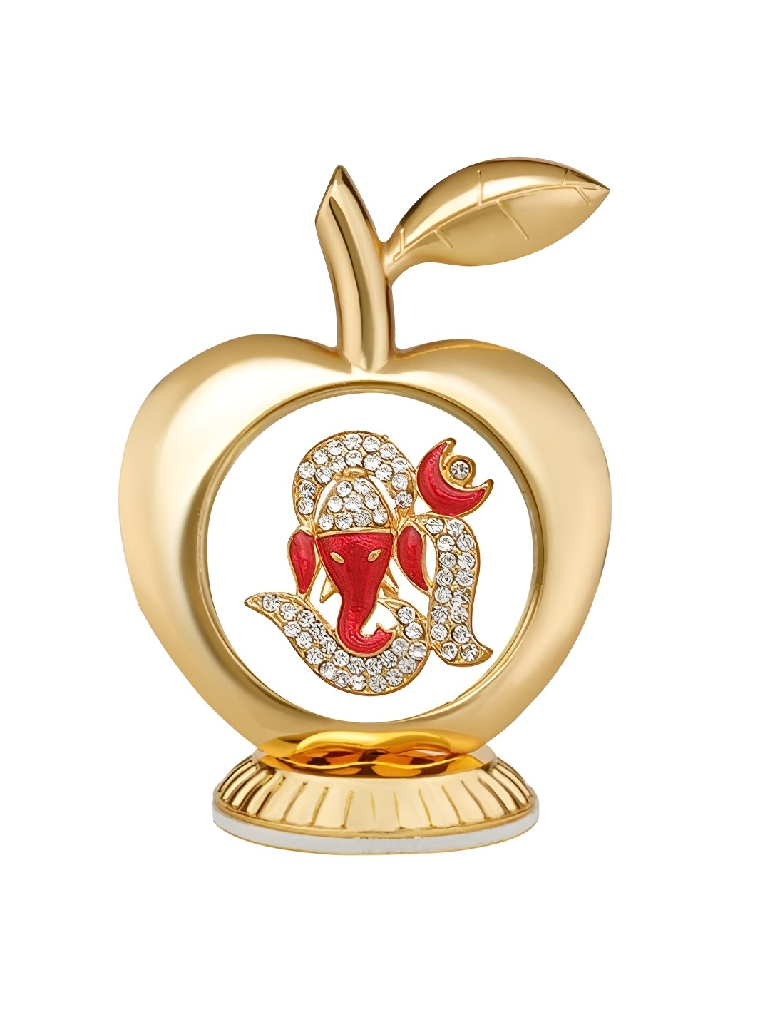 

INTERNATIONAL GIFT Gold-Toned & Red Religious Idol Showpiece