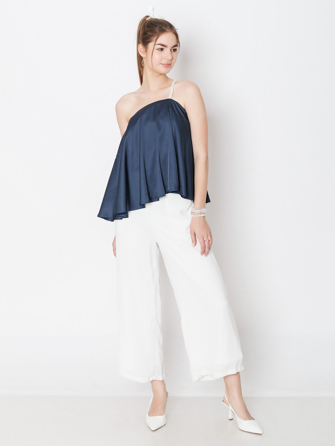 

Zink London Top, Navy blue