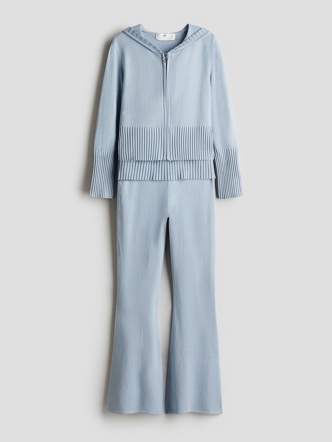 

H&M 2-Piece Fine-Knit Set, Blue