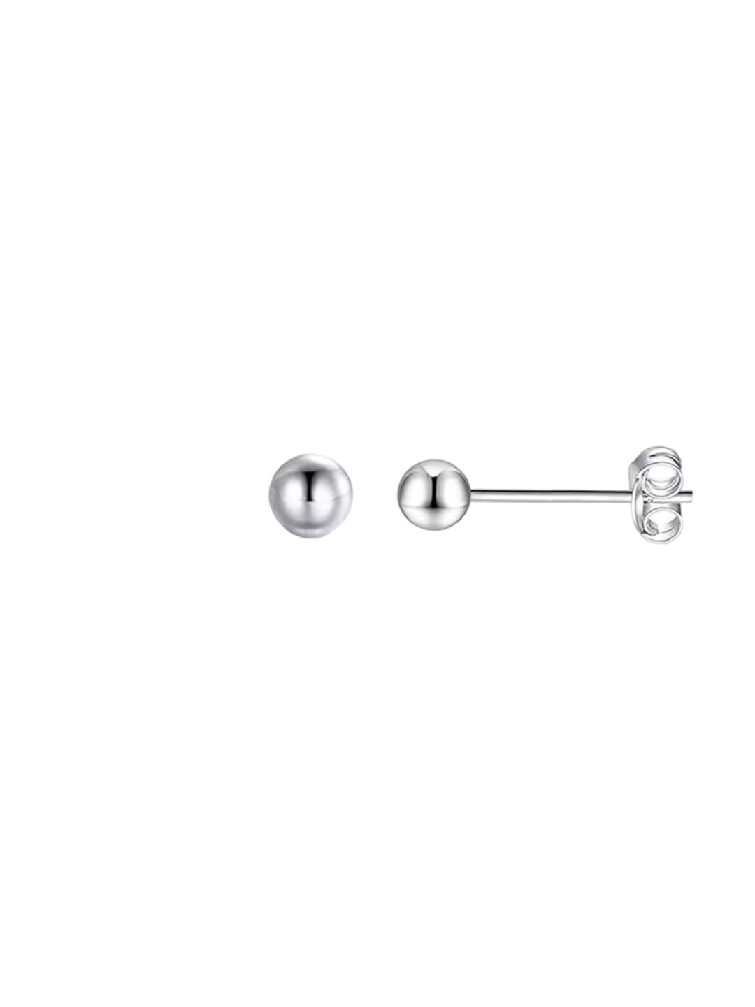 

Goldnera Circular Studs Earrings, Silver
