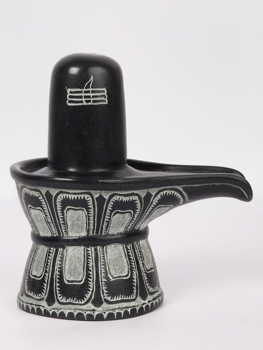 

Exotic India Black Stone Shiva Linga Statue
