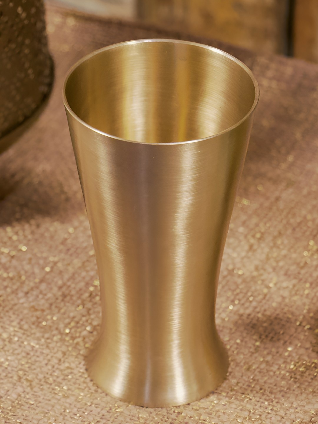 

Ambi Home Pure Kansa Glass 250 ml, Gold