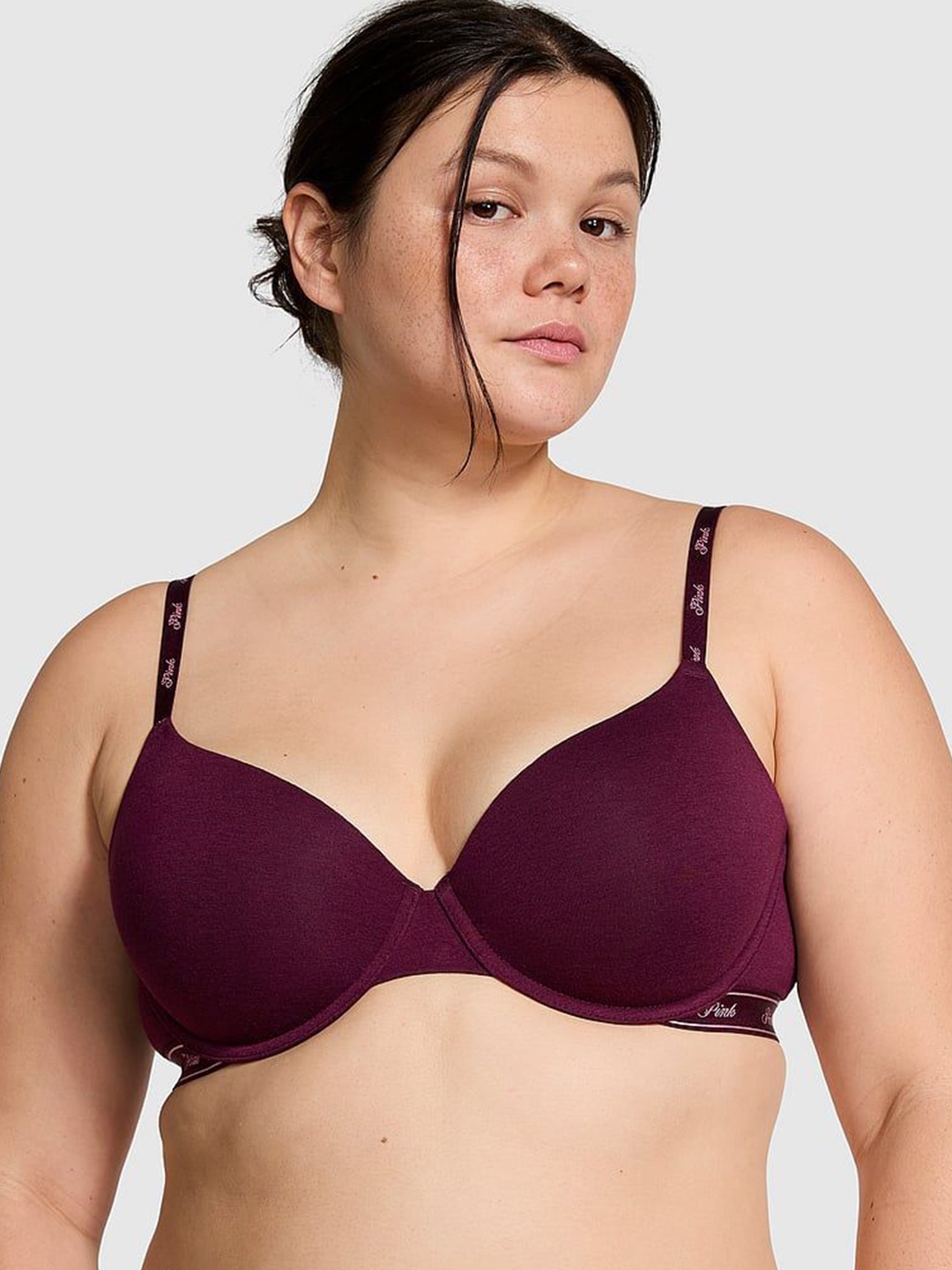 

Victoria's Secret Bra Full Coverage Underwired Lightly Padded, Purple