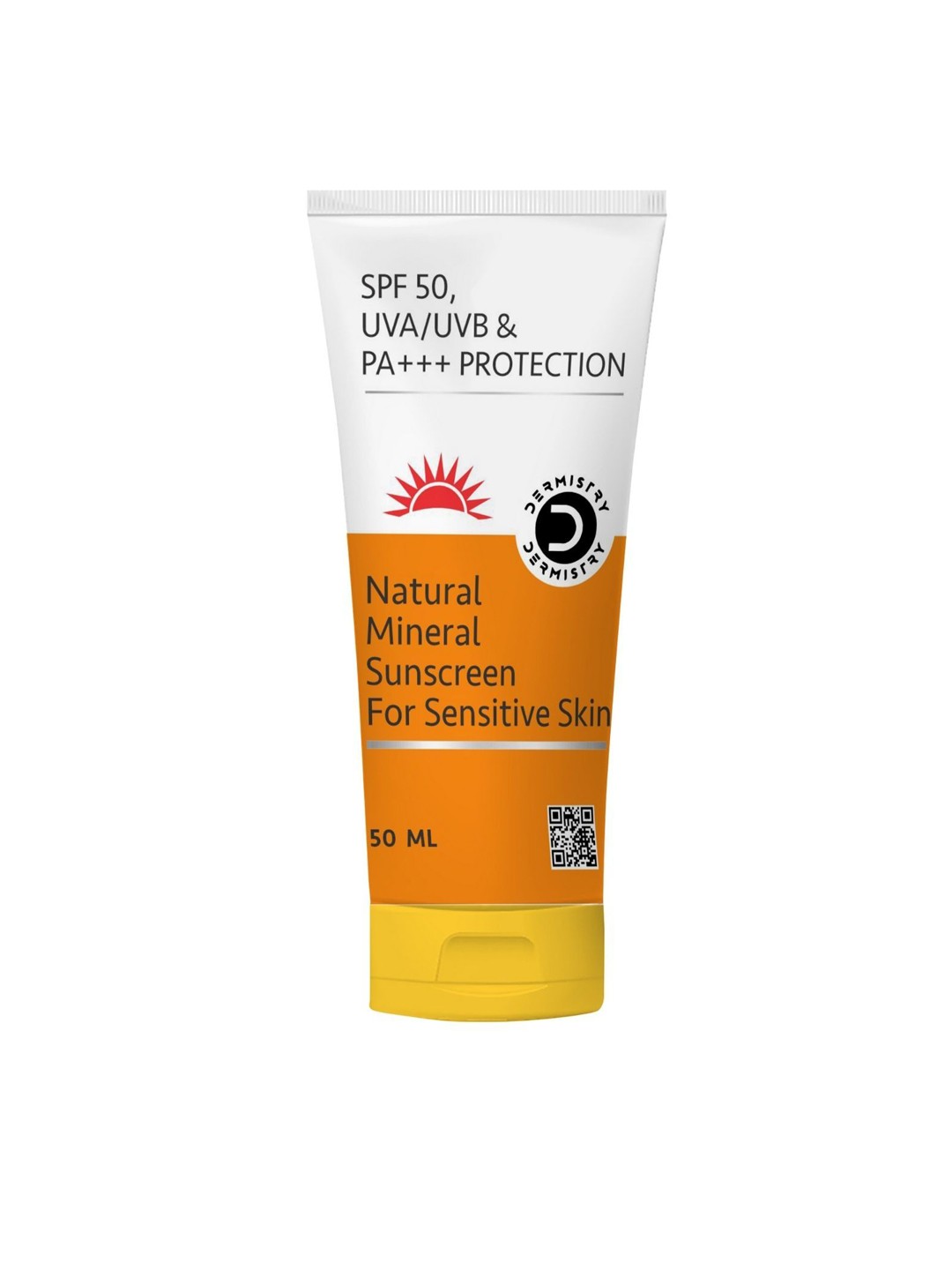 

DERMISTRY Natural Mineral Water Based SPF50 Sunscreen- 50ml, White