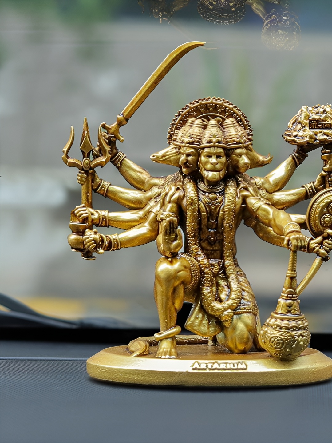 

Artarium LLP Gold- Toned Religious Figurine Showpiece