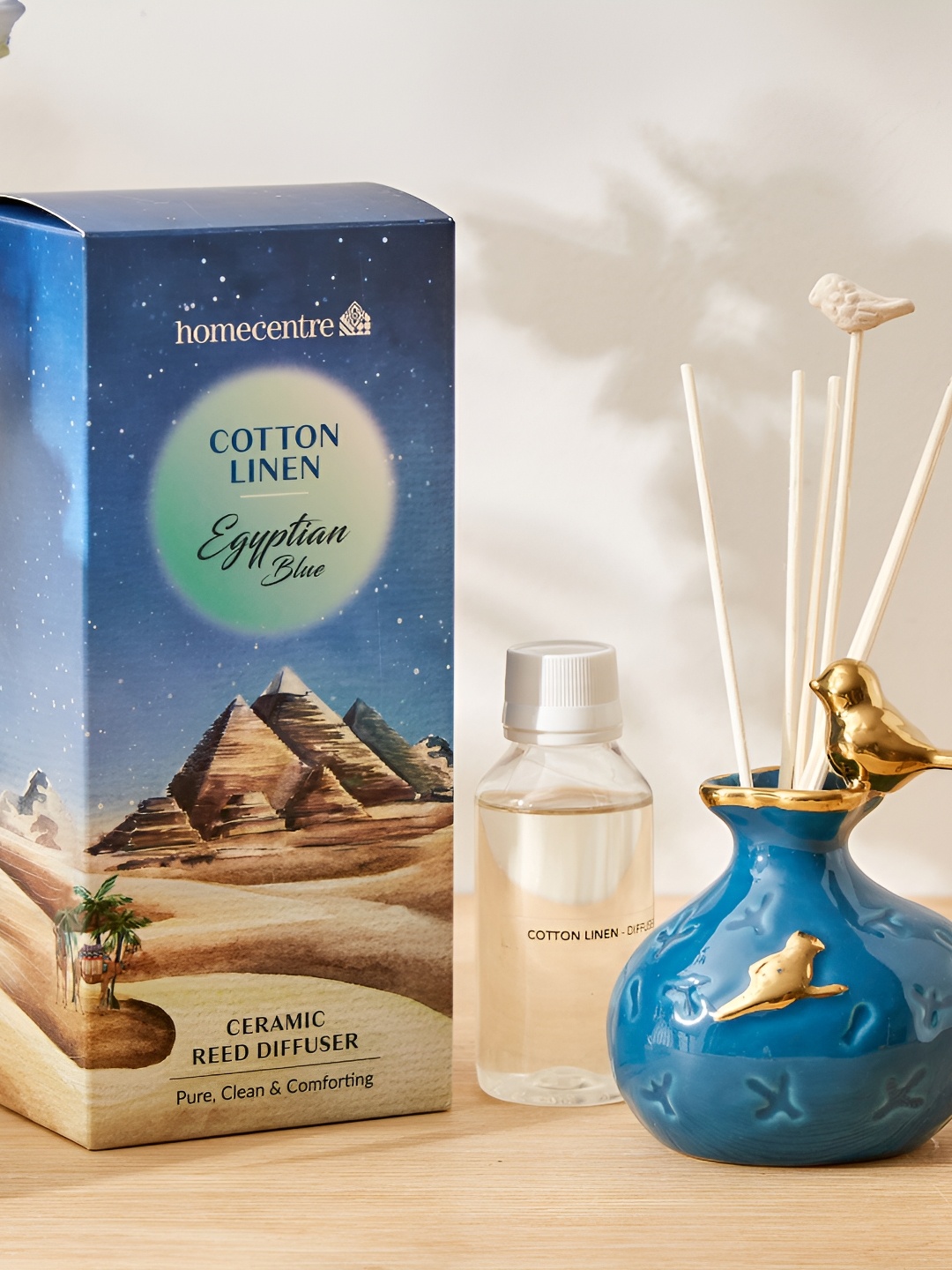 

Home Centre Redolence Blue Egyptian Blue Oil Reed Diffusers