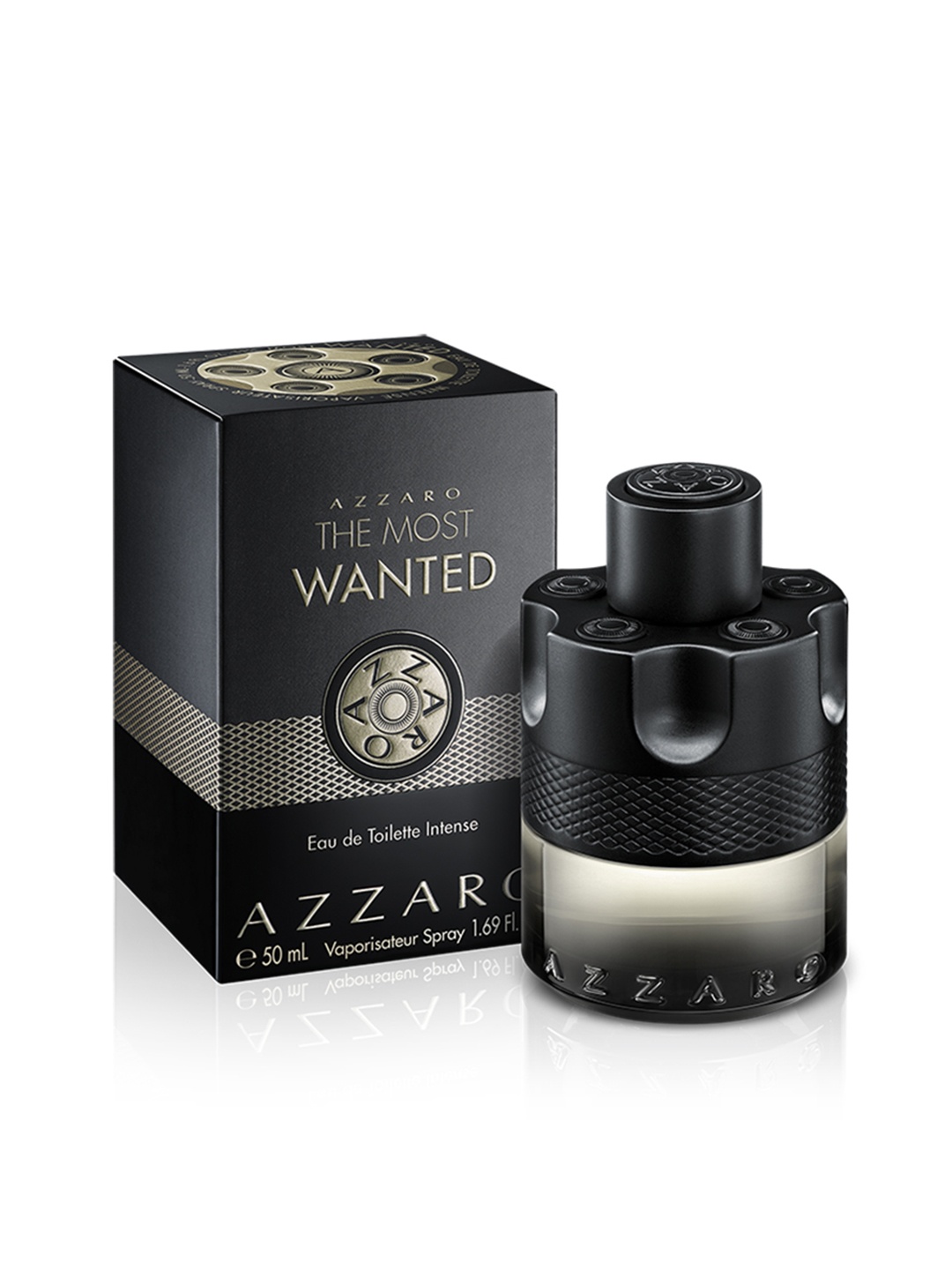 

Azzaro Men The Most Wanted Eau De Toilette Intense - 50 ml, Black