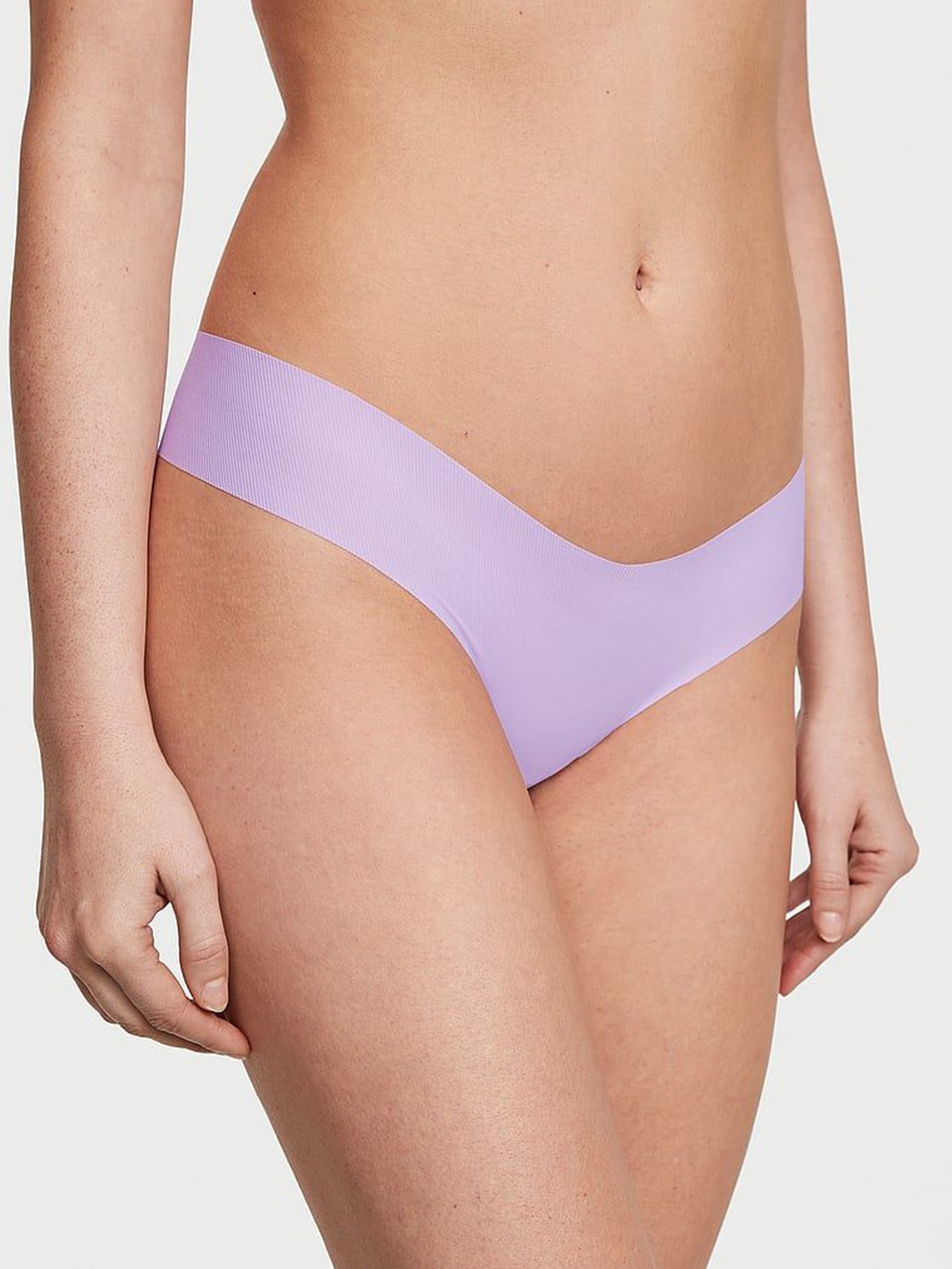 

Victoria's Secret Women No-Show Thong Briefs, Lavender