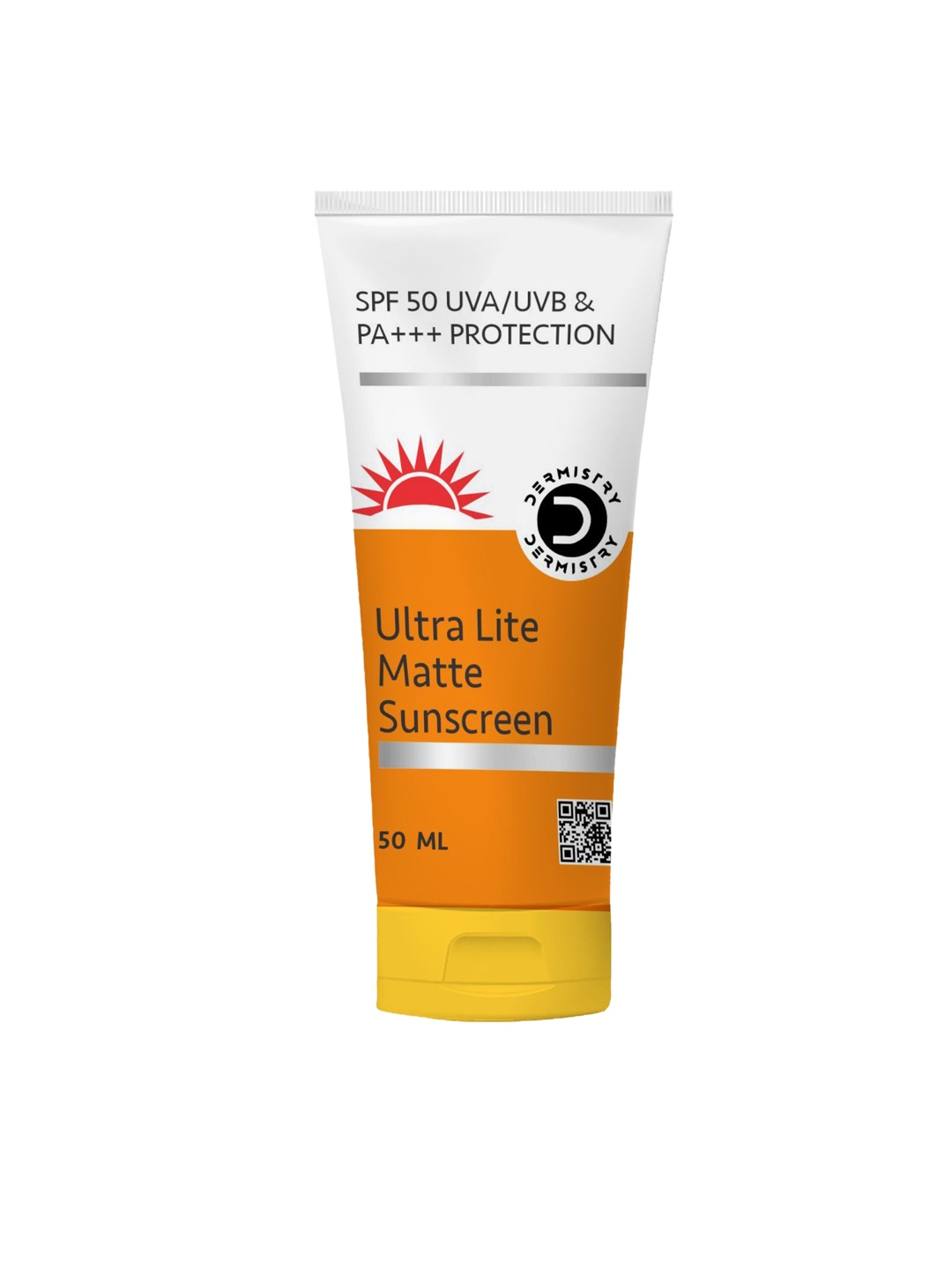 

DERMISTRY Ultra Lite Matte Finish Water Based SPF50 Sunscreen- 50ml, White