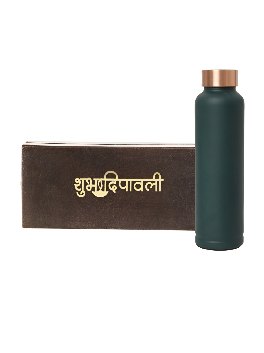 

INTERNATIONAL GIFT Green Copper Water Bottle 1L