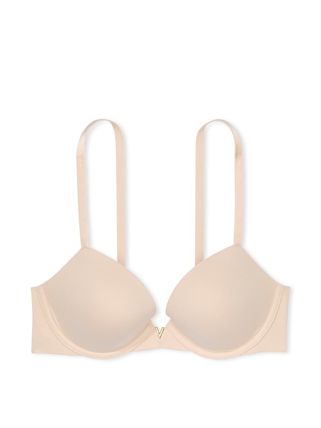 

Victoria's Secret half Coverage Underwired Heavily Padded push up bra, Beige