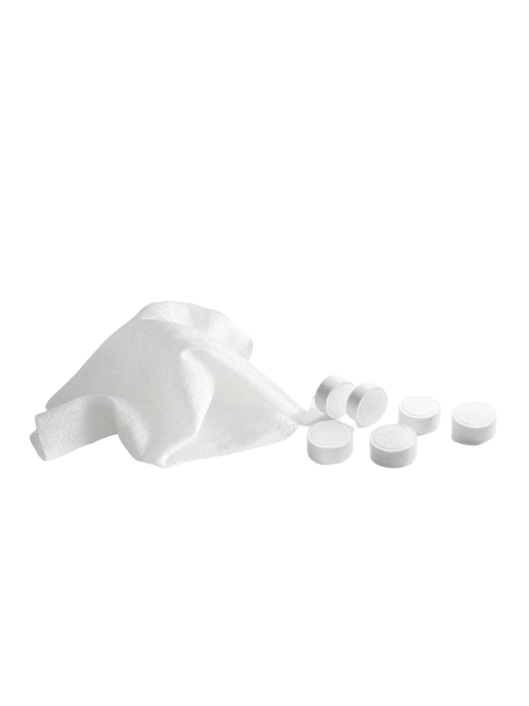 

NE SOFT Set Of 100 Dry Magic Coin Tissue Wipes, White