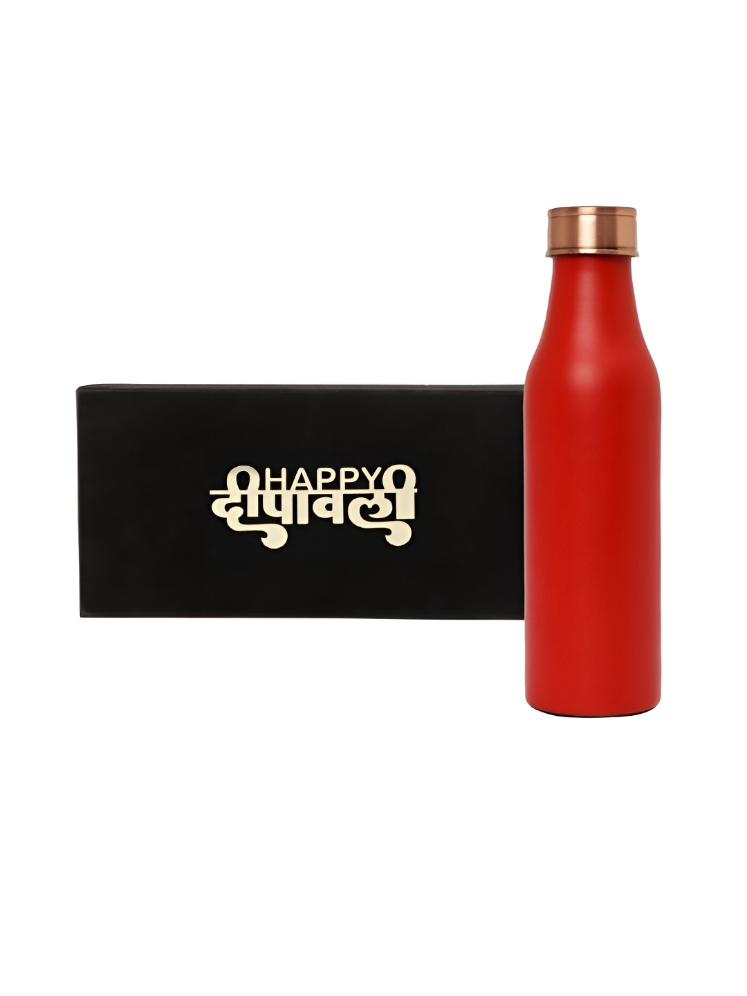 

INTERNATIONAL GIFT Red Copper Water Bottle 1 L