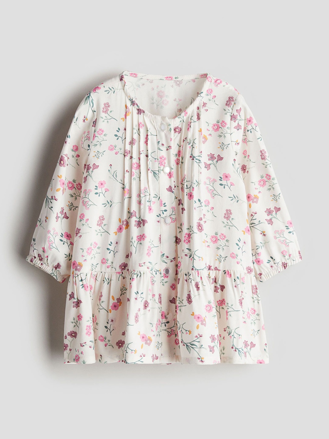 

H&M Infants Girls Patterned Dress, White