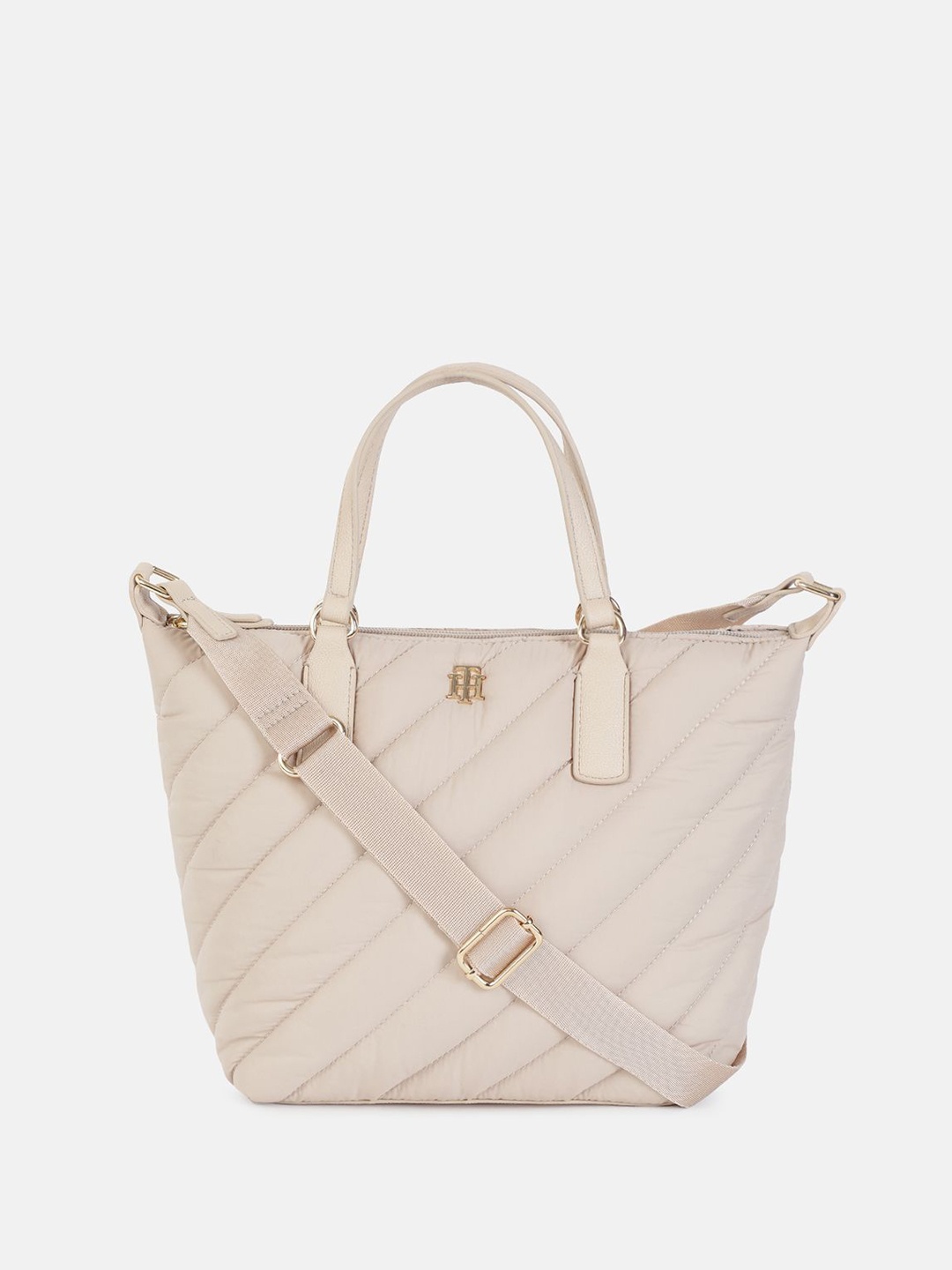 

Tommy Hilfiger Structured Handheld Bag, Beige