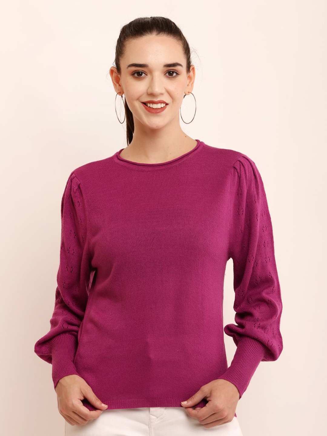 

NoBarr Women Pullover, Purple