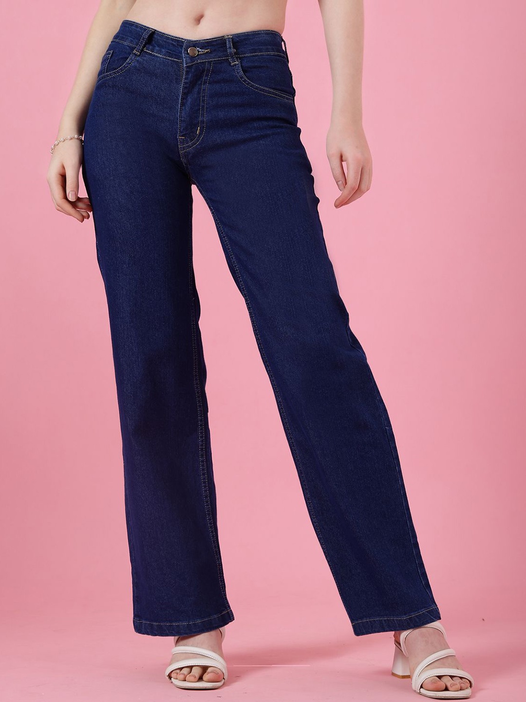 

DressBerry Women Classic Mid-Rise Jeans, Navy blue