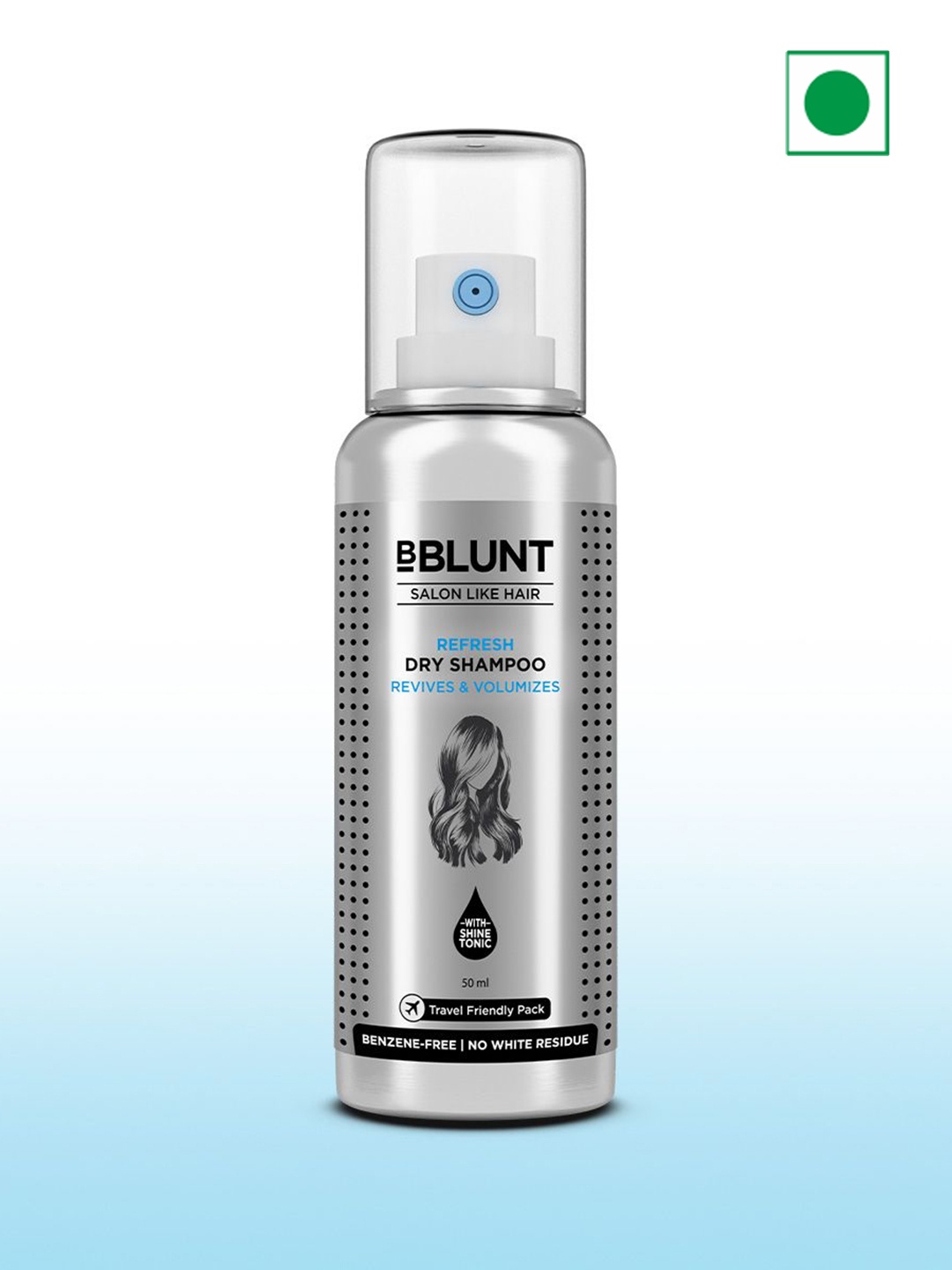 

BBLUNT Refresh Dry Shampoo To Instantly Refresh & Add Volume - 50 ml, Off white