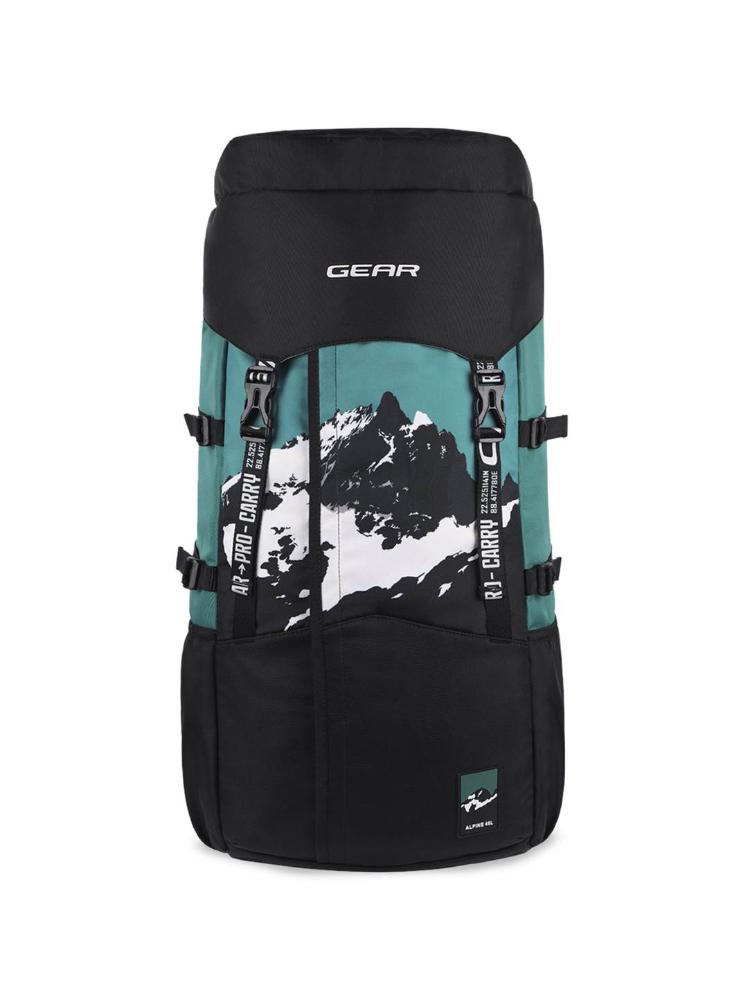 

Gear Printed Padded Rucksacks, Black