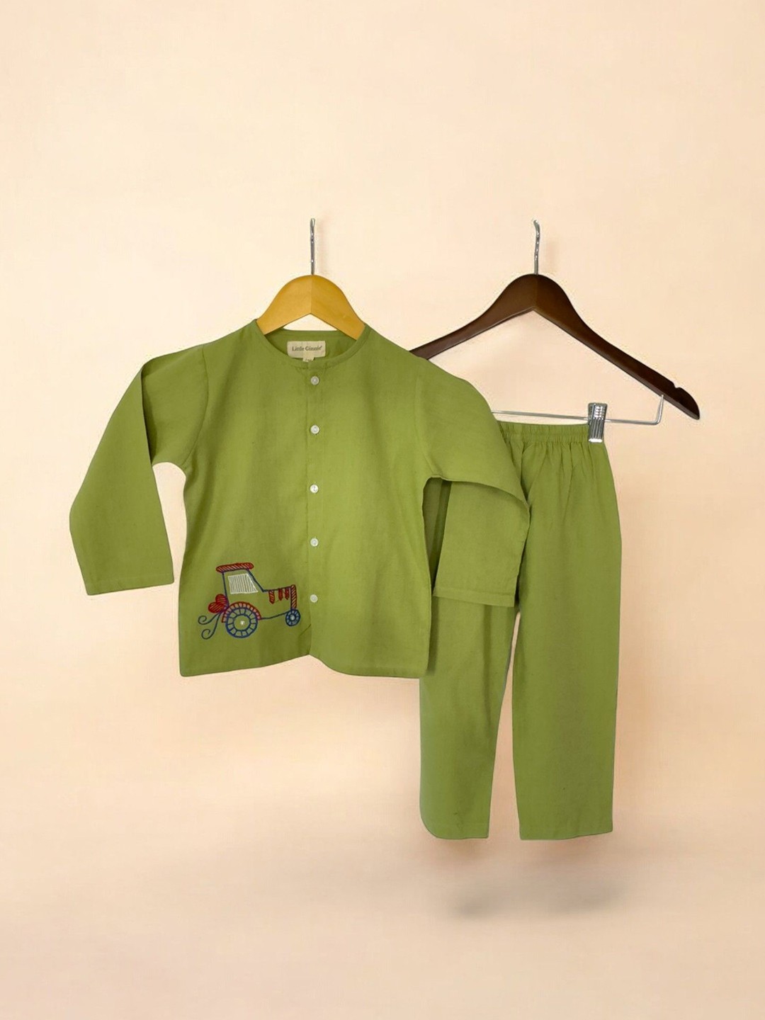 

LITTLE GINNIE Boys Nightdress, Green