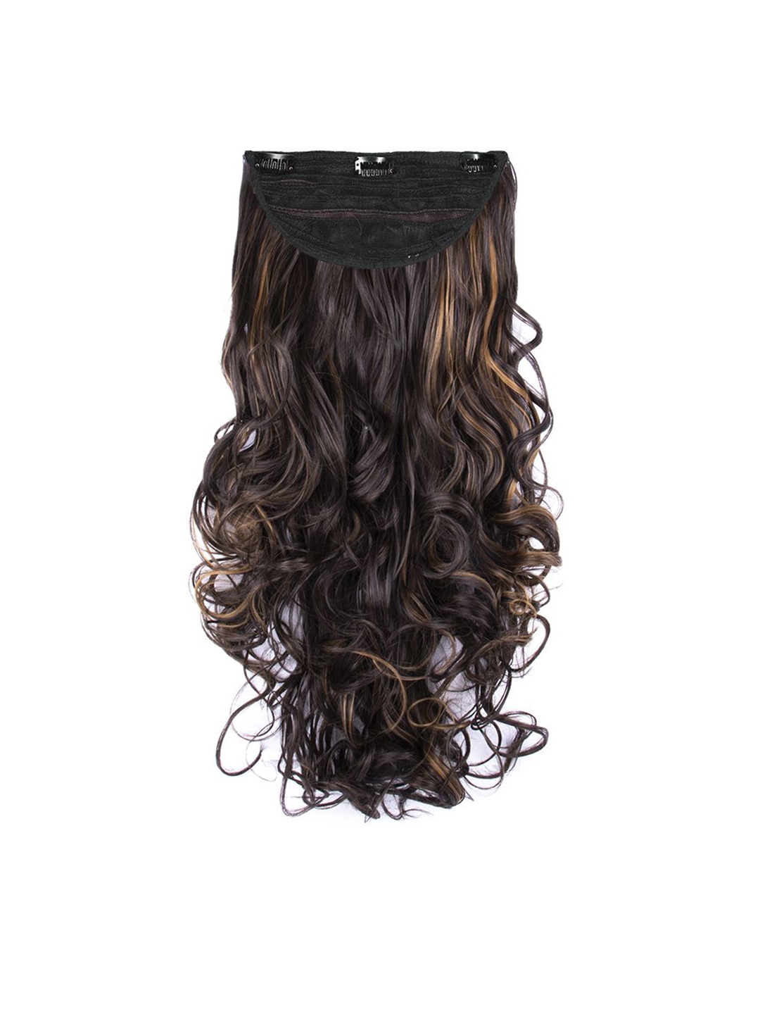 

Milano Treasures Soft Curls Clip-in Mixed Brown Hair Extensions