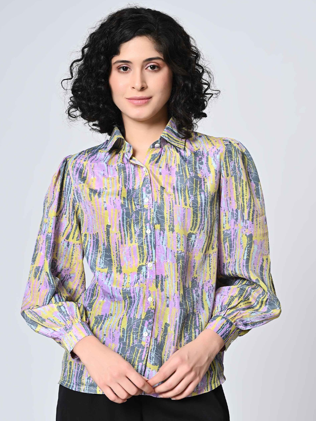 

BAESD Women Standard Floral Opaque Printed Casual Shirt, Multi