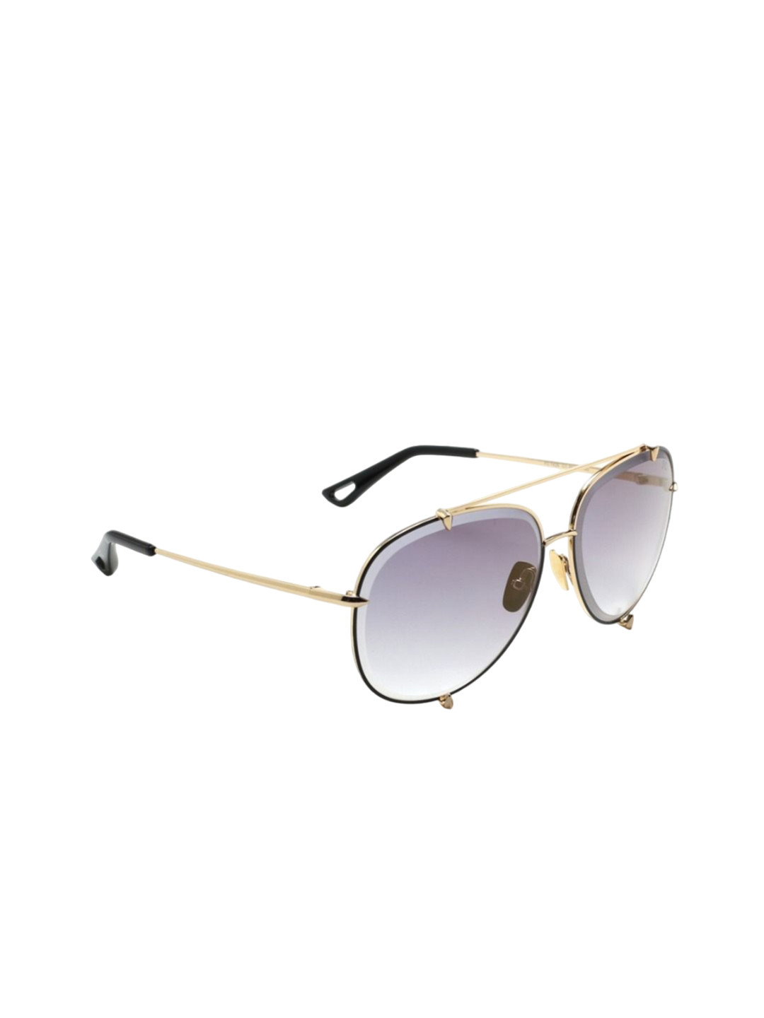 

French Connection Unisex Aviator Sunglasses with UV Protected Lens FC 7429 C1, Grey