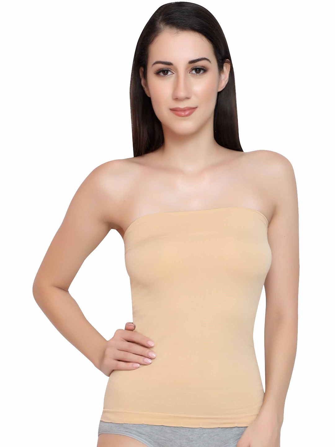 

Glamoras Seamless Non Wired Camisole, Beige