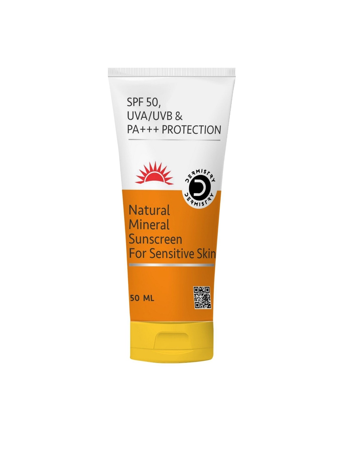 

DERMISTRY Natural Mineral Water Based SPF50 Sunscreen- 50ml, White