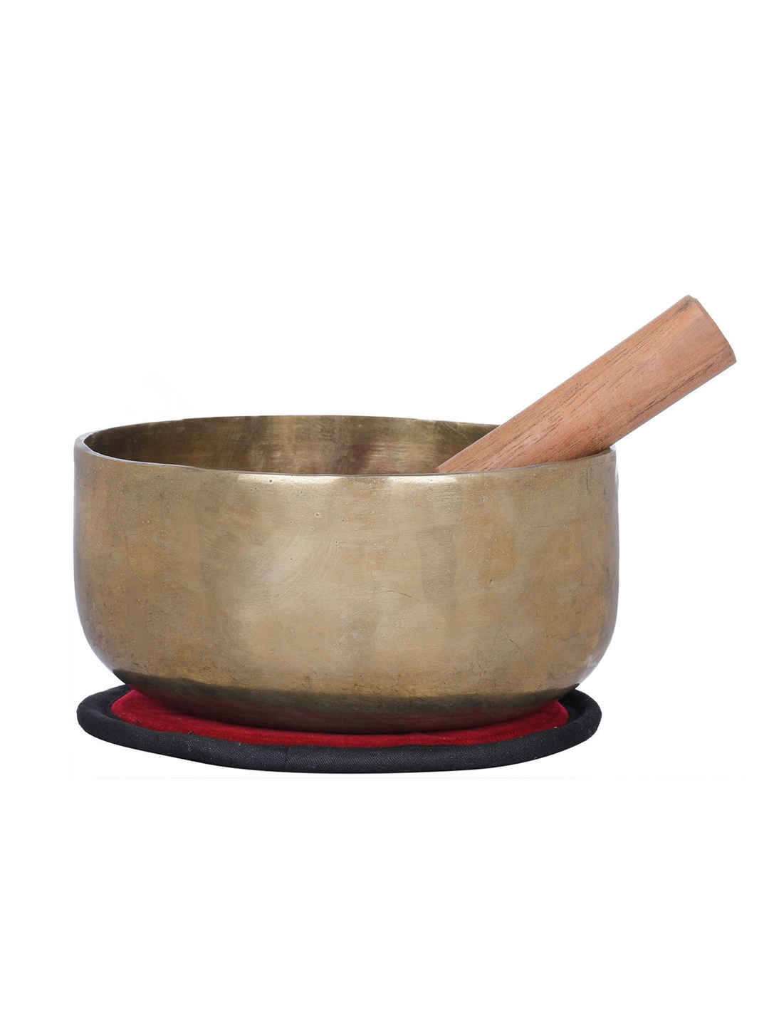 

Exotic India Brown Metal Singing Bowl