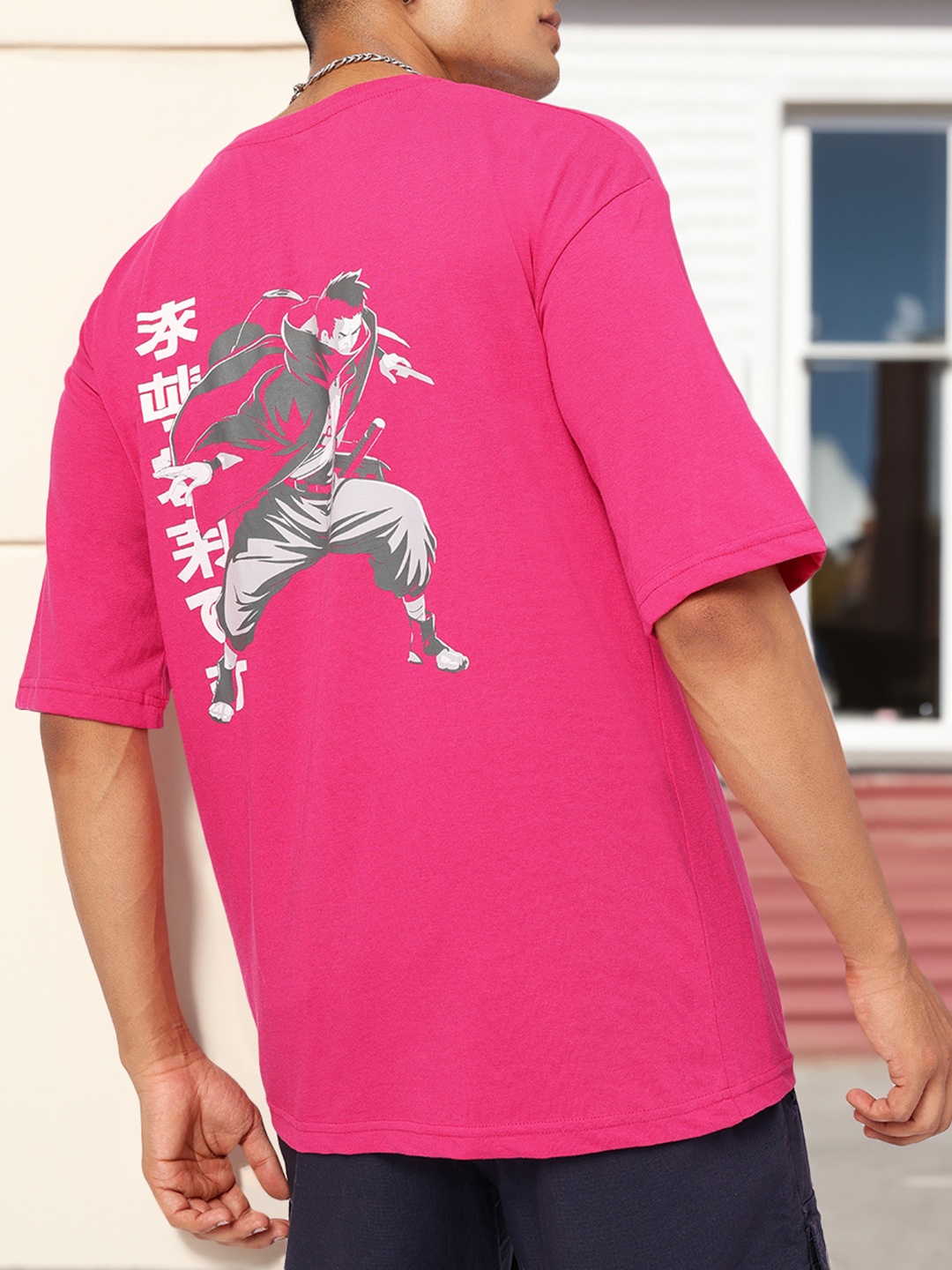 

Kook N Keech Zen Pop Graphic Print Relaxed T-shirt, Fuchsia