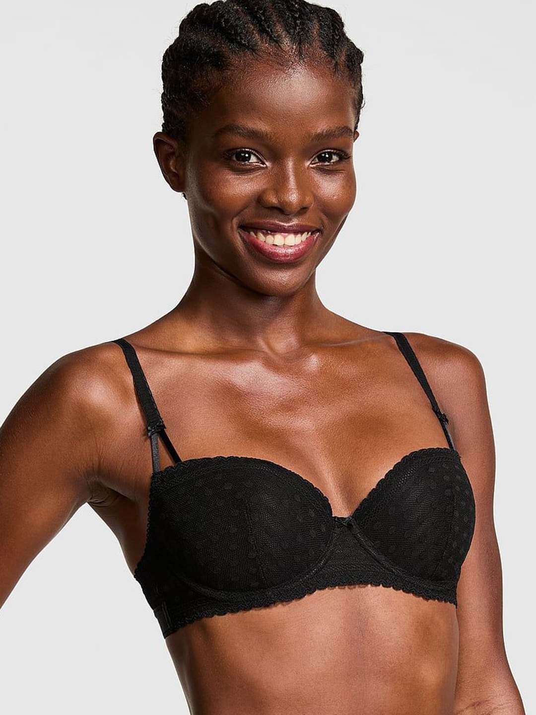 

Victoria's Secret Bra Medium Coverage Underwired Lightly Padded, Black