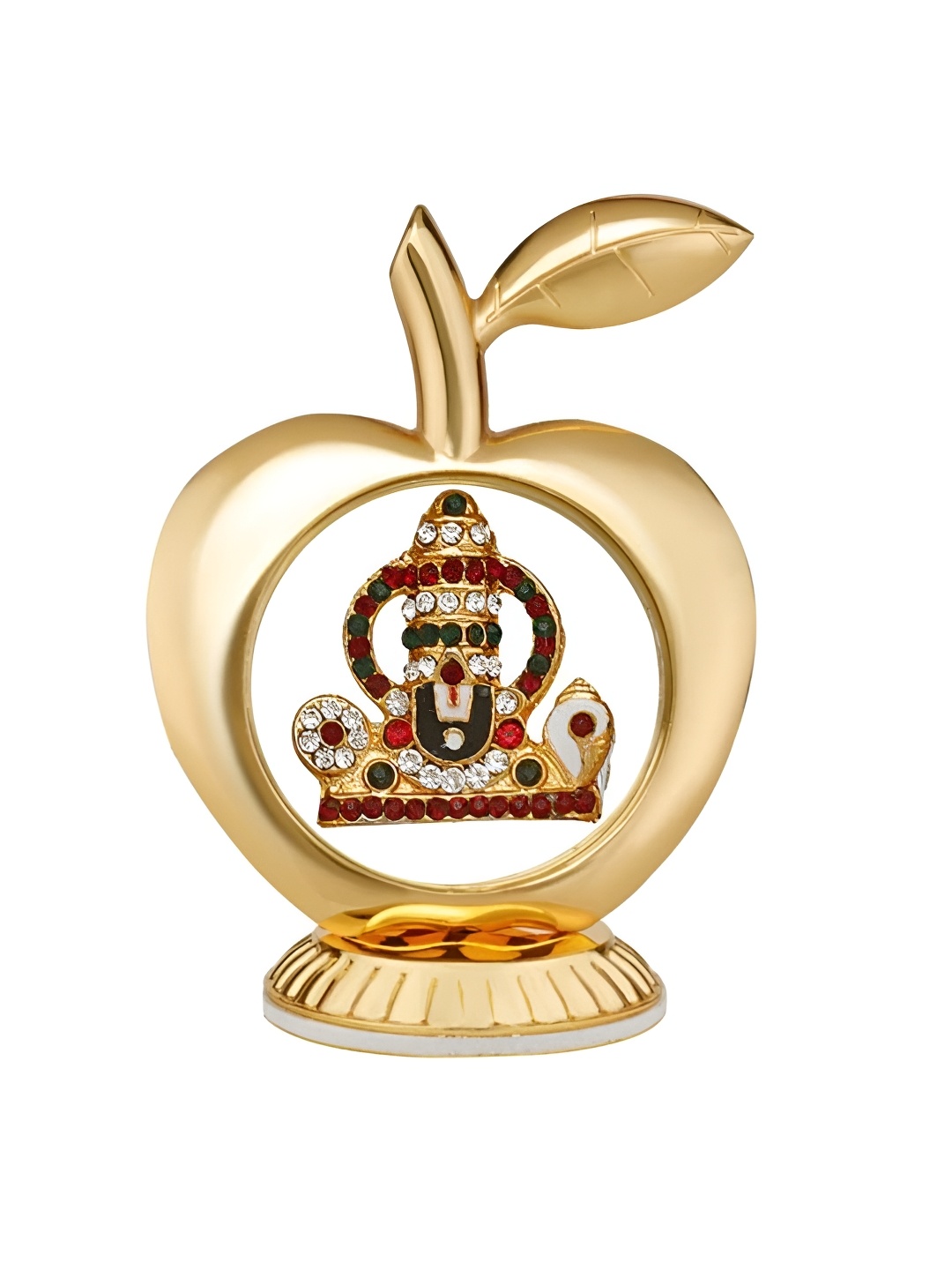 

INTERNATIONAL GIFT Gold-Toned & Red Religious Idol Showpiece