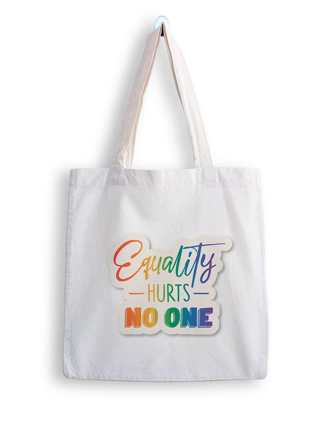 

ARTBUG Printed Shopper Tote Bag, White