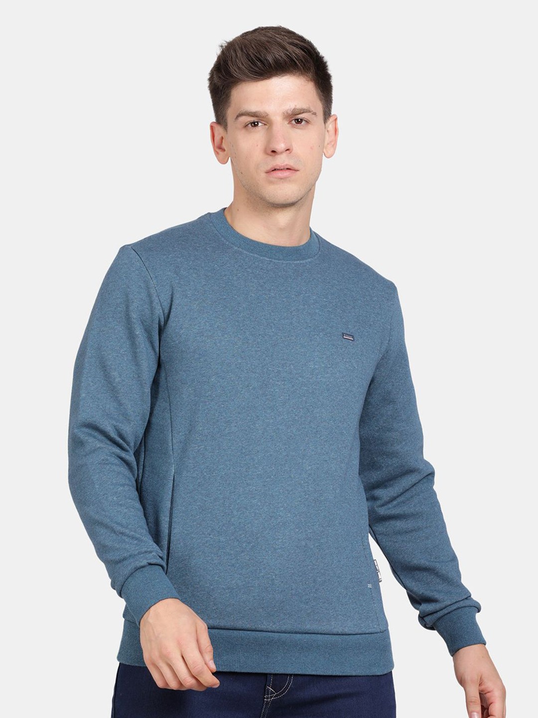 

t-base Men Pullover Sweatshirt, Blue