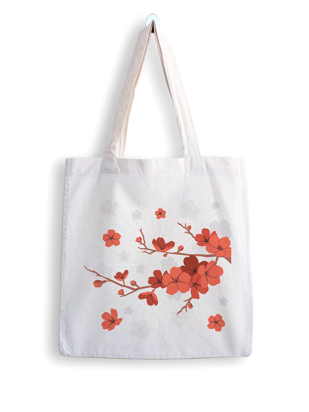 

ARTBUG Printed Shopper Tote Bag, White