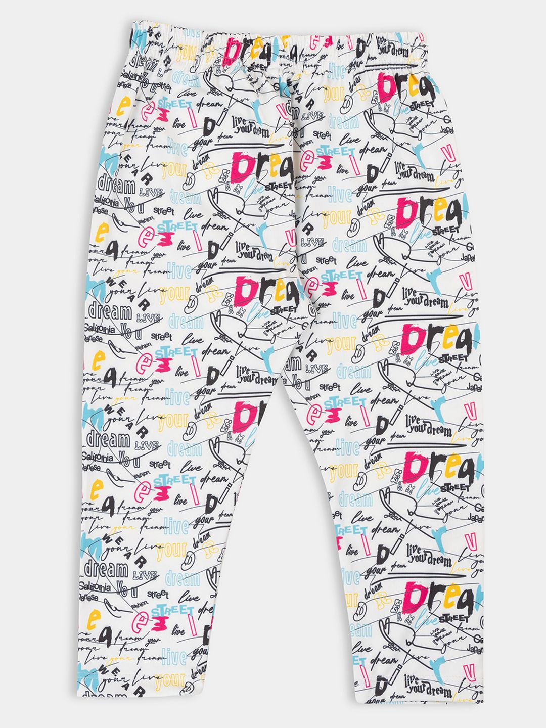 

PAMPOLINA Girls Printed Capris, White